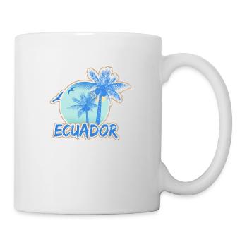 Vacances Équateur - Mug blanc - blanc - Droite