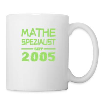 Mathe 2005 - Tasse - Weiß - Rechts