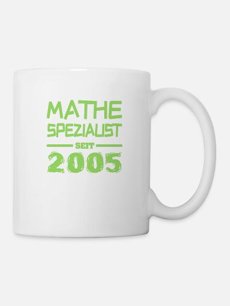 Mathématiques 2005 - Mug blanc - blanc