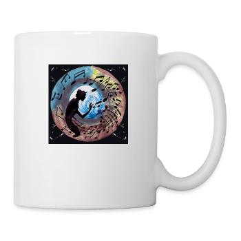 Meine Musik - Tasse - Weiß - Rechts
