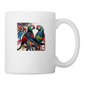 Parrots - Mug - white - Right