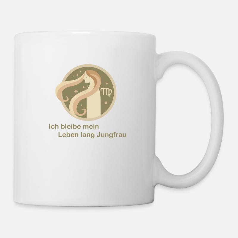 Design "Ethereal Virgo" - Tasse - Weiß