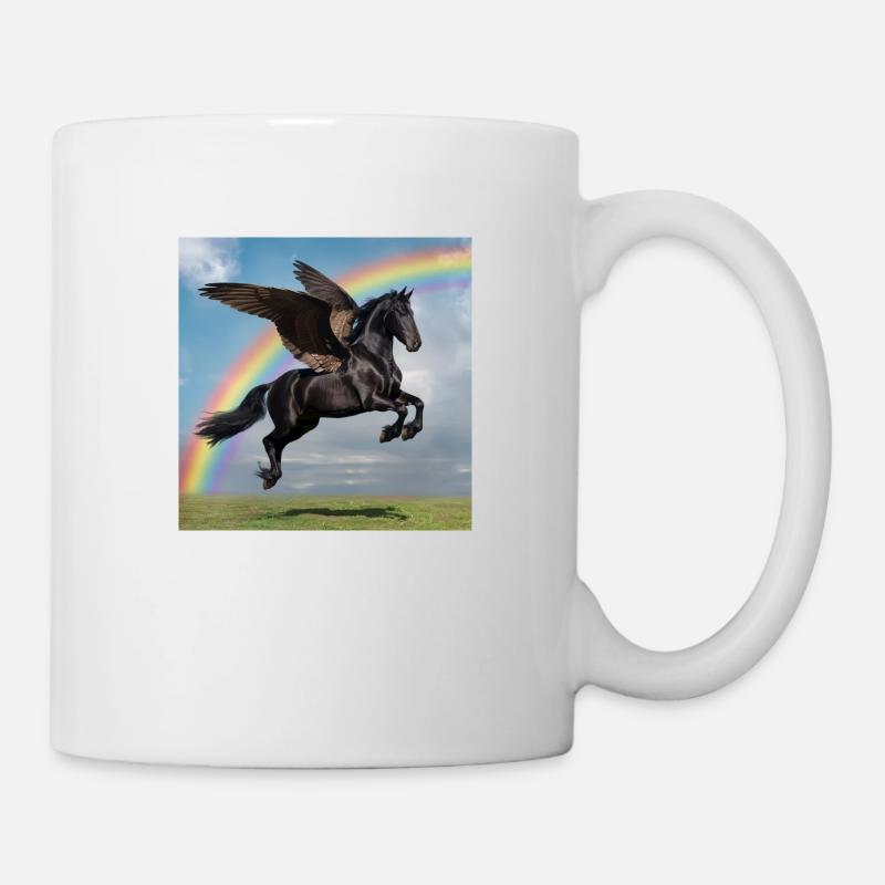 Rainbow Pegasus - Tasse - Weiß