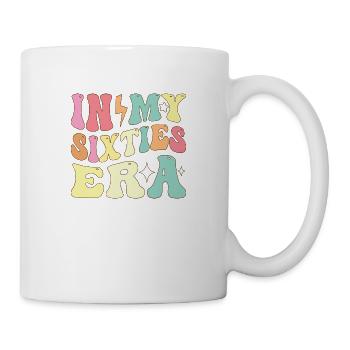 Neue Sixties 60. Geburtstagsgeschenke für Männer, Frauen - Tasse - Weiß - Rechts
