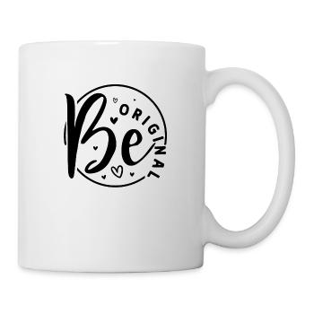 Seien Sie original Vektor Design Symbol Retro Zitat Etikett - Tasse - Weiß - Rechts