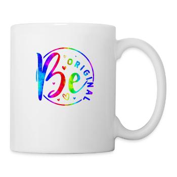 Seien Sie original Vektor Design Symbol Retro Zitat Etikett - Tasse - Weiß - Rechts