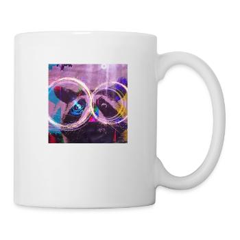 raton laveur et couleurs 1.0 - Mug blanc - blanc - Droite