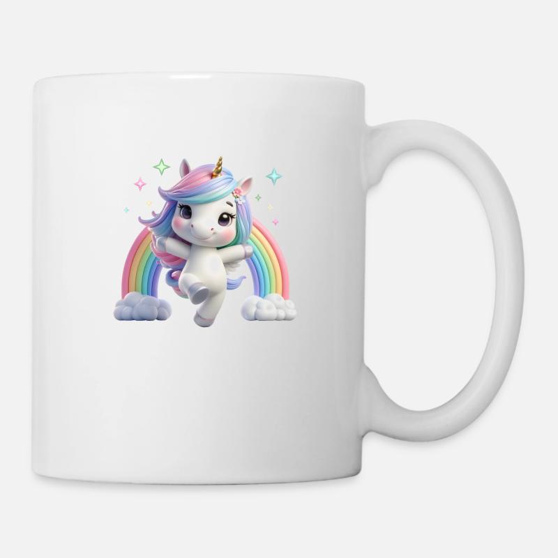 Licorne 3 - Mug blanc - blanc