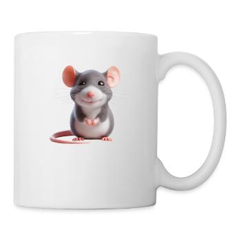 Maus 3 - Tasse - Weiß - Rechts
