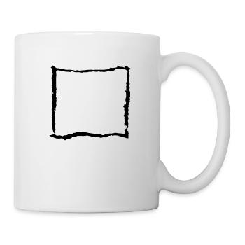 rechteck - Tasse - Weiß - Rechts