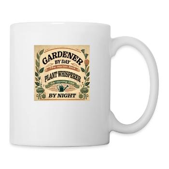 Gardener by day - Mug - white - Right