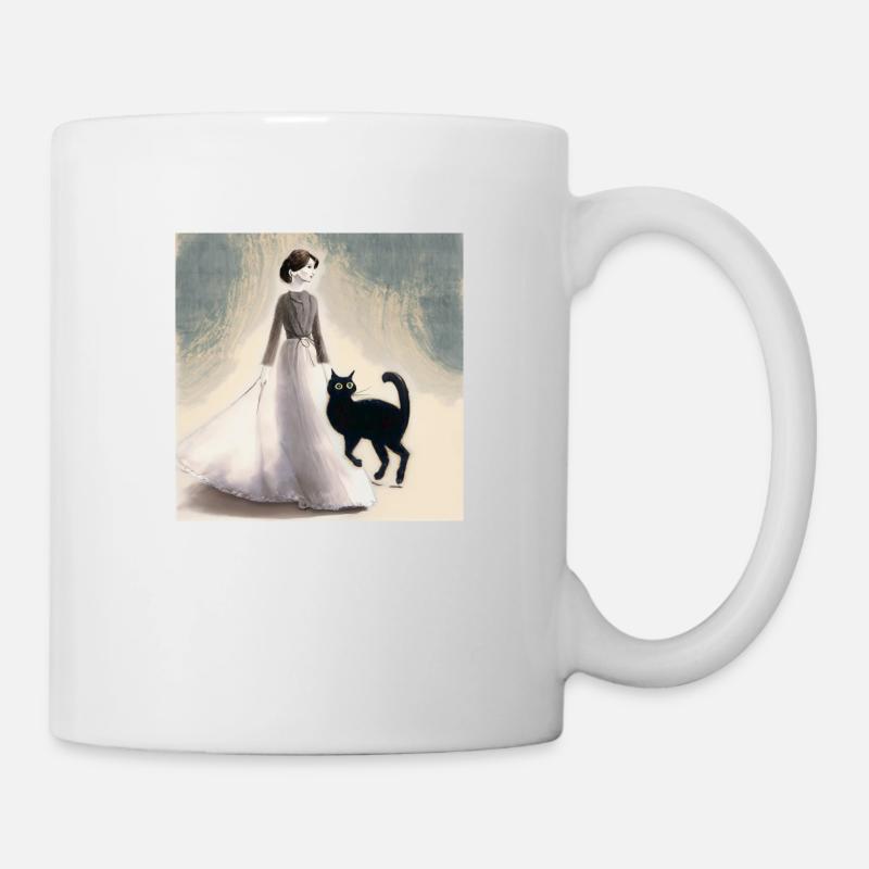 À propos d’un chat qui... - Mug blanc - blanc