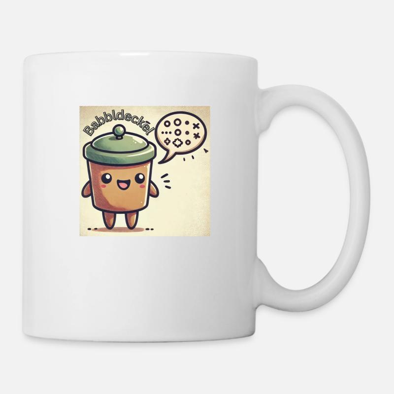 Babbledeckel - Tasse - Weiß