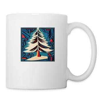 Christmas tree - Mug - white - Right