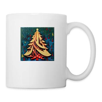 Sapin de Noël 2 - Mug blanc - blanc - Droite