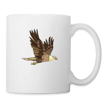 Vogel - Tasse - Weiß - Rechts
