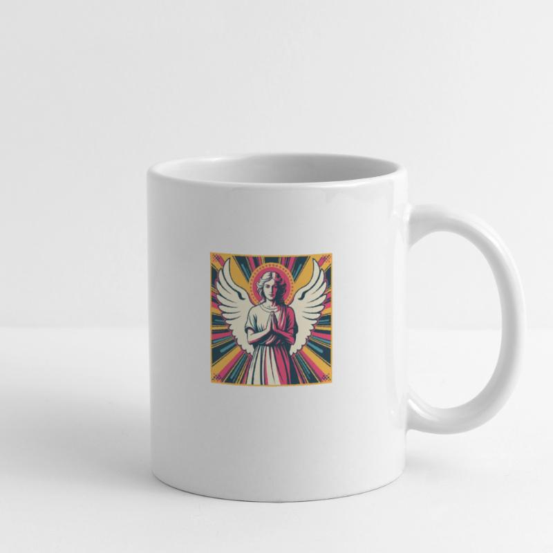 Schutzengel Pop-Art Tasse