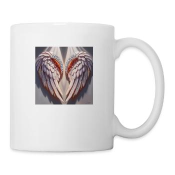 Engelsflügel - Tasse - Weiß - Rechts