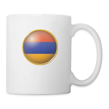 Armenien Emblem - Tasse - Weiß - Rechts
