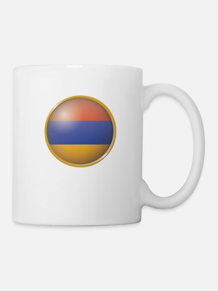 Armenien Emblem - Tasse - Weiß