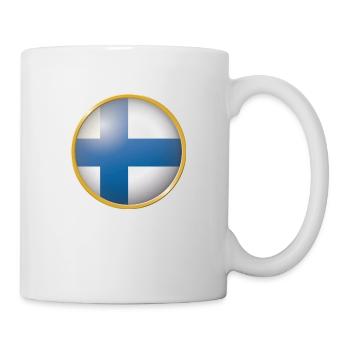 Finnland Emblem - Tasse - Weiß - Rechts