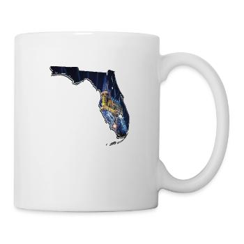 Universal Studios in Florida State Map - Mug - white - Right