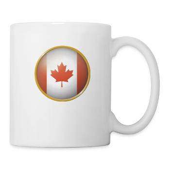 Kanada Emblem - Tasse - Weiß - Rechts