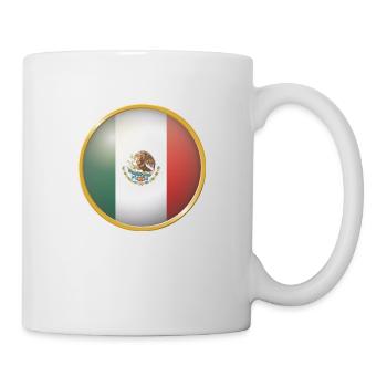 Mexiko Emblem - Tasse - Weiß - Rechts