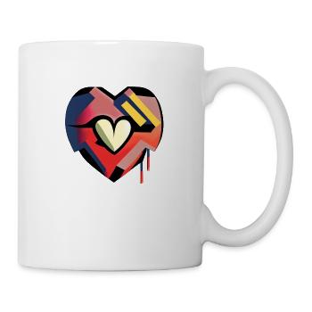 Wounded heart - Mug - white - Right