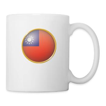 Taiwan Emblem - Tasse - Weiß - Rechts