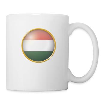 Ungarn Emblem - Tasse - Weiß - Rechts