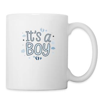 It's a Boy - Design Naissance Mignon - Mug blanc - blanc - Droite