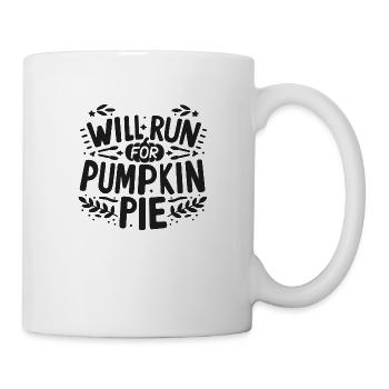 Will Run for Pumpkin Pie - Mug - white - Right