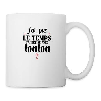 Ich albern mit Onkel - Tasse - Weiß - Rechts