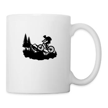 Funny Mountain Bike - Mug - white - Right