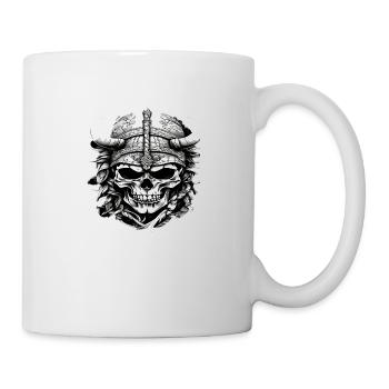 Viking Skull - Mug - white - Right