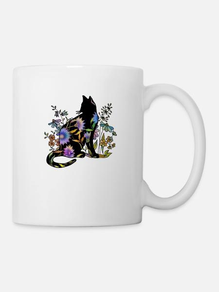 Chat - Mug blanc - blanc