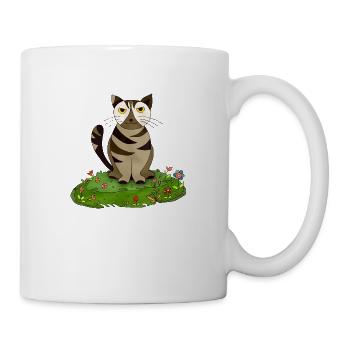 Cat - Mug - white - Right