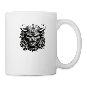 Viking Skull - Mug - white - Right