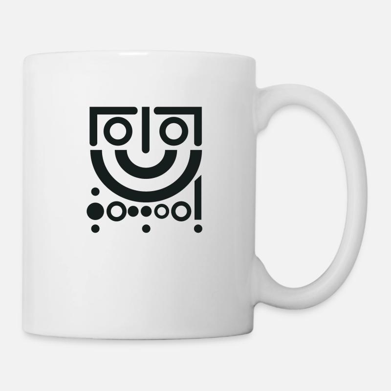 Design "Cheerful Twist" - Tasse - Weiß