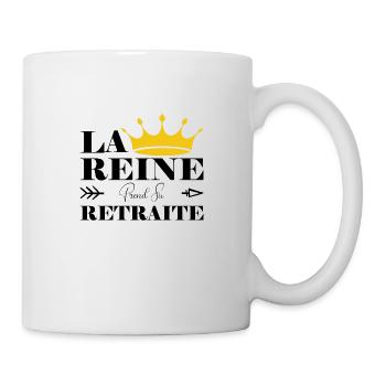 The Queen retires - Mug - white - Right