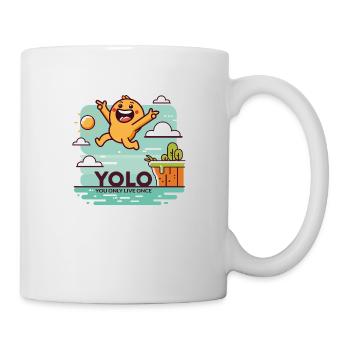 Design "Leap of Joy" YOLO - Mug - white - Right