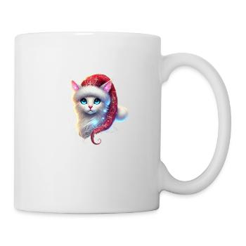 Christmas Cat - Tasse - Weiß - Rechts