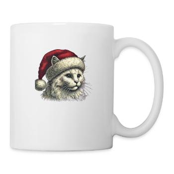 Christmas Cat - Tasse - Weiß - Rechts