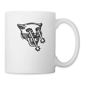 Katzenlöwe - Tasse - Weiß - Rechts