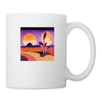 Un signe de vie - Mug blanc - blanc - Droite