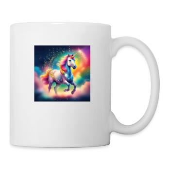 Einhorn Nevina Rainbow - sparkling Unicorn - Tasse - Weiß - Rechts