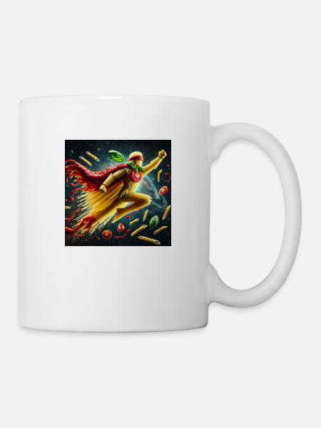 Spagettiman - Tasse - Weiß