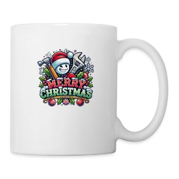 Handyman Christmas Handwerker - Tasse - Weiß - Rechts