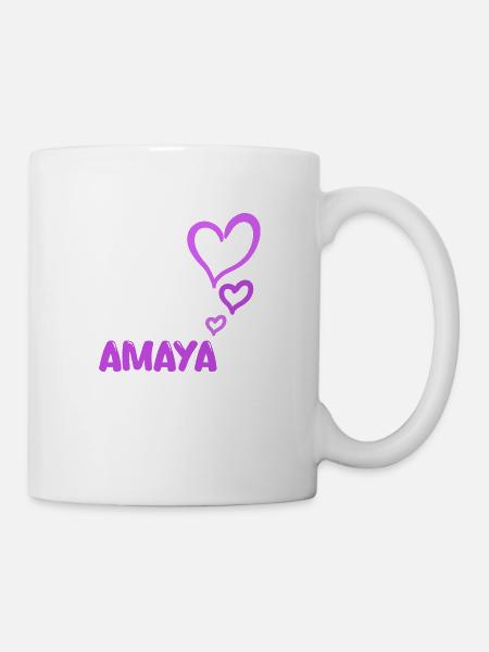 Geschenk für Amaya - Tasse - Weiß